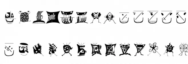 Facialish Fonte MAIÚSCULAS
