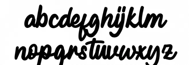 FacibianFREE Font LOWERCASE