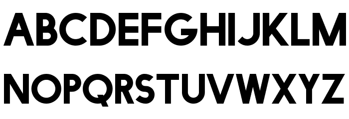 Facile Sans Font LOWERCASE