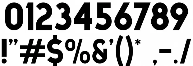 FacileSans Font OTHER CHARS