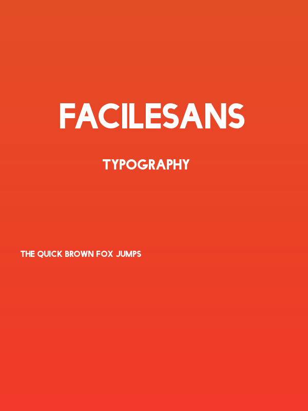 FacileSans Poster