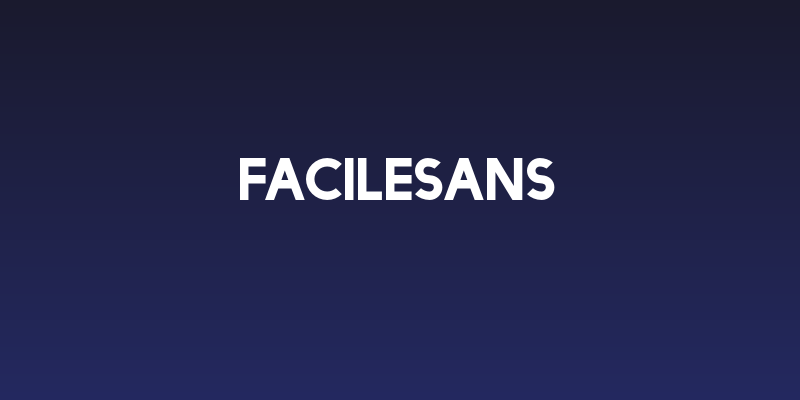 FacileSans Social Header