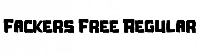 Fackers Free Regular  Free Fonts Download