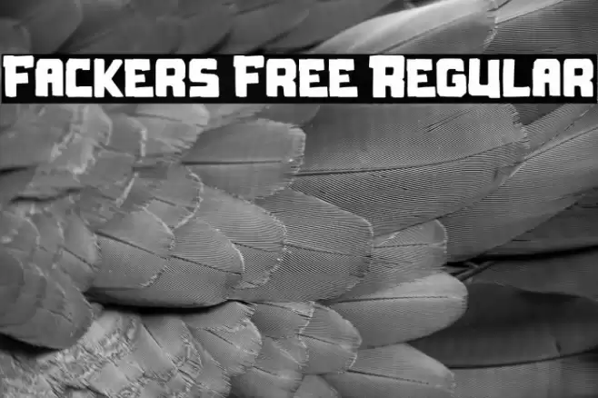 Fackers Free Regular Font examples