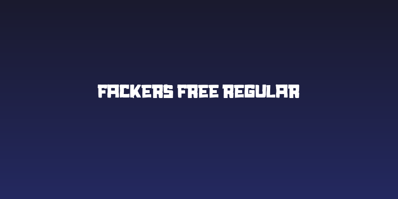 Fackers Free Regular Social Header