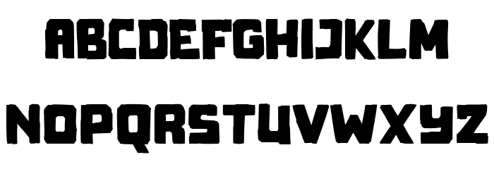 Fackers Free Regular Font LOWERCASE