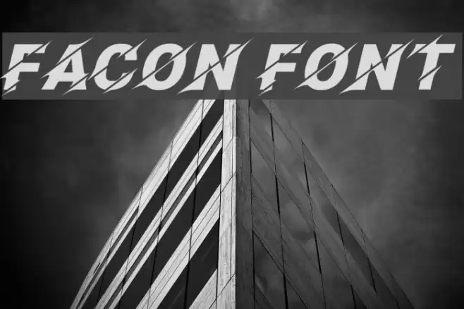 Facon Font examples