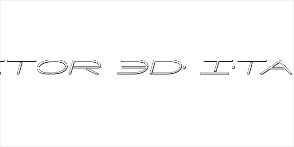 Factor 3D Italic Logo