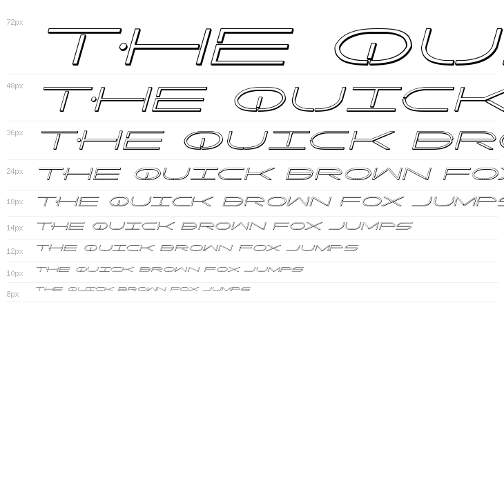 Factor 3D Italic Waterfall