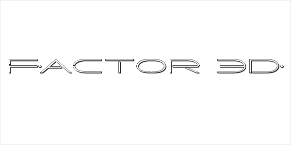 Factor 3D Logo