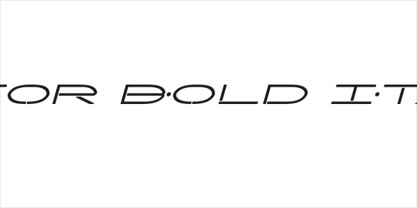 Factor Bold Italic Logo