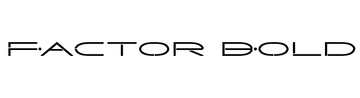 Factor Bold  免费字体下载