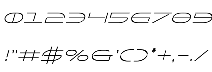 Factor Condensed Italic Font OTHER CHARS