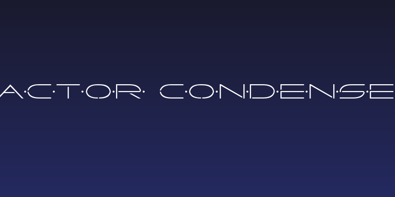 Factor Condensed Social Header