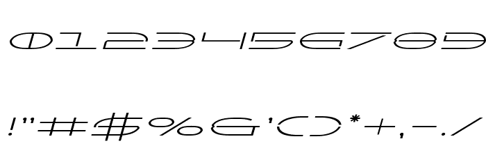 Factor Expanded Italic Font OTHER CHARS