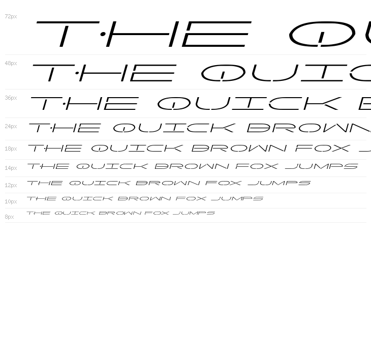 Factor Expanded Italic Waterfall