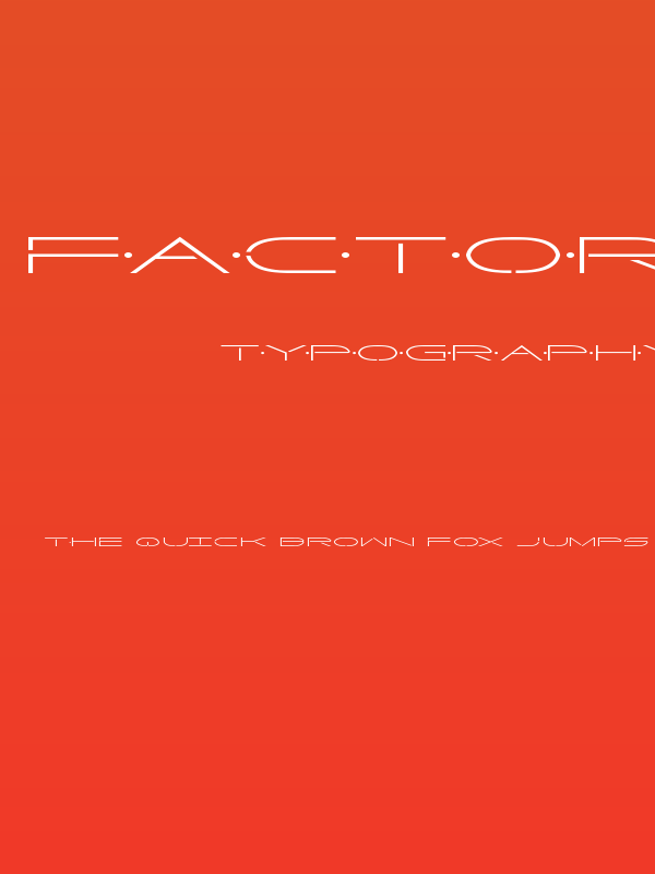 Factor Expanded Poster