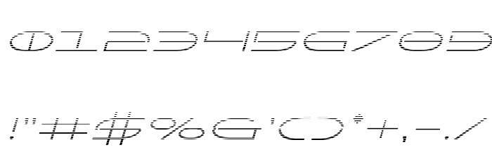 Factor Gradient Italic Font OTHER CHARS
