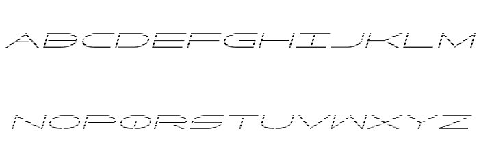 Factor Gradient Italic Font LOWERCASE
