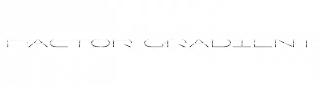 Factor Gradient  Fuentes Gratis Descargar
