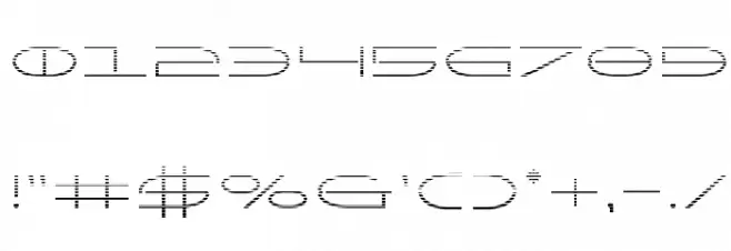 Factor Gradient Font OTHER CHARS