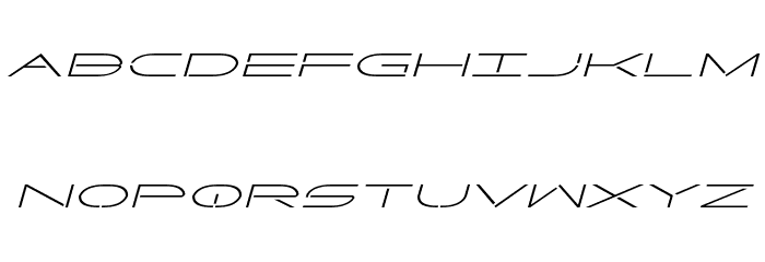 Factor Italic Font LOWERCASE