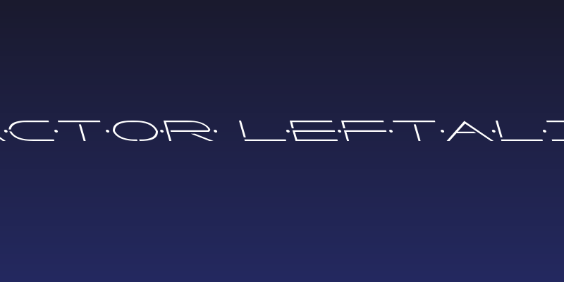 Factor Leftalic Social Header