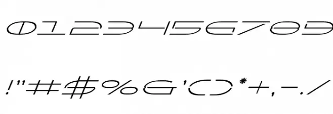 Factor Super-Italic Font OTHER CHARS