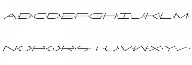 Factor Super-Italic Fuentes MAYÚSCULAS