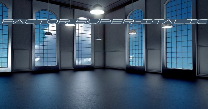 Factor Super-Italic Example 2