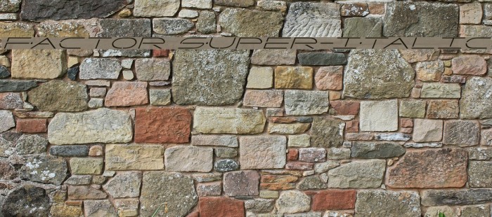 Factor Super-Italic Example 3