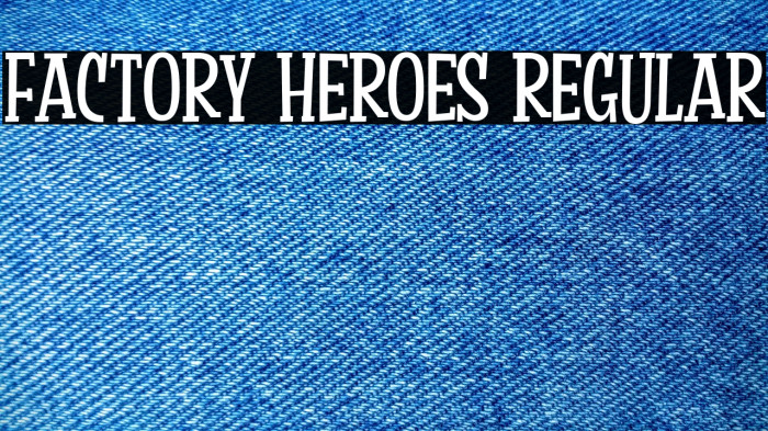 Factory Heroes Regular Example 1