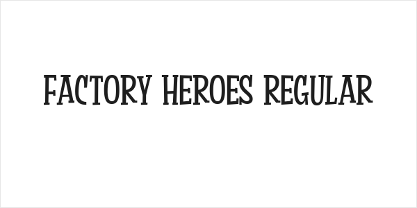 Factory Heroes Regular Logo