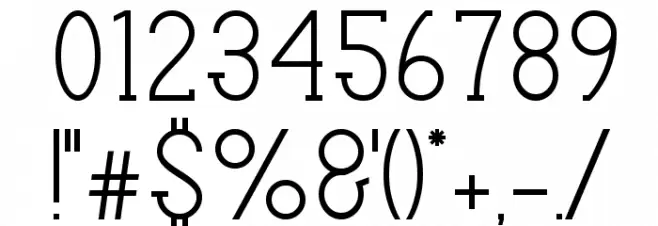 Factory LJDS Font OTHER CHARS