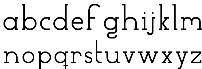 Factory LJDS Font LOWERCASE