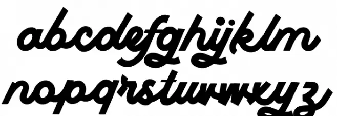 Facttoria Script PERSONAL USE Regular Polices MINUSCULES