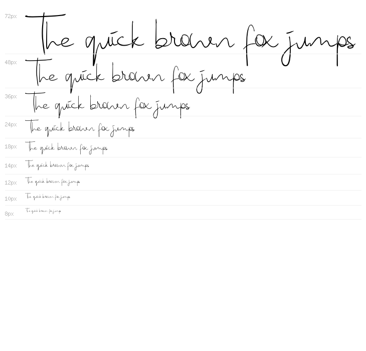 Factually Handwriting PERSONAL Regular Waterfall