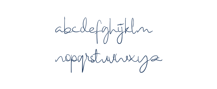 Factually Handwriting PERSONAL Regular Lowercase