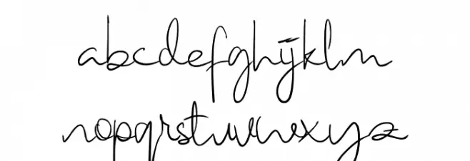 Factually Handwriting PERSONAL Regular Caratteri MINUSCOLO