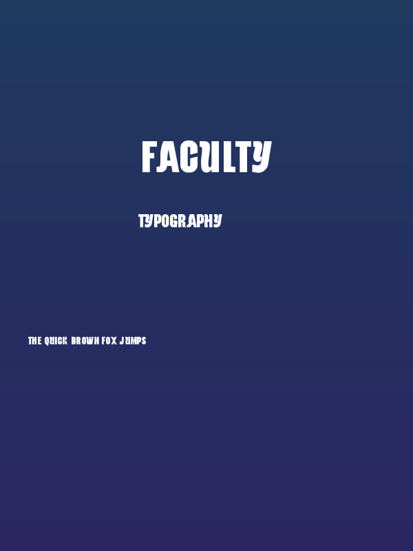 Faculty Poster