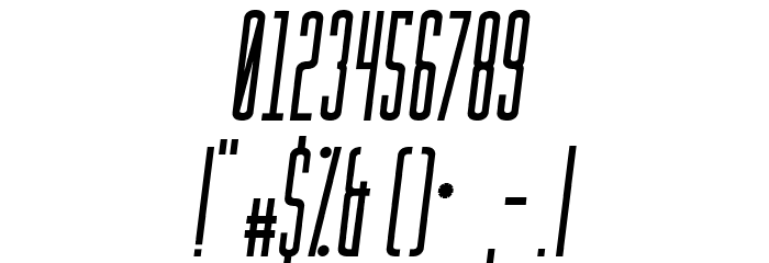 Facunda-Italic Font OTHER CHARS