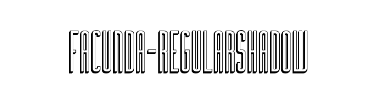 Facunda-RegularShadow Font