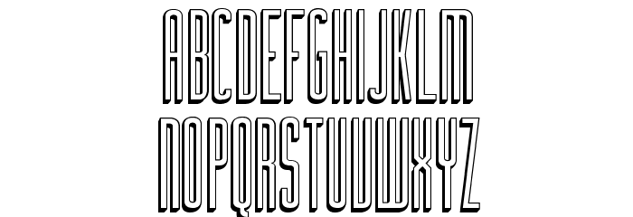 Facunda-RegularShadow Font LOWERCASE