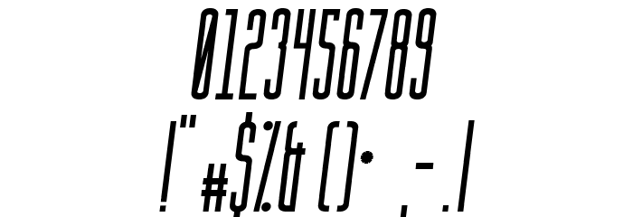 FacundaAlternate-Italic Font OTHER CHARS