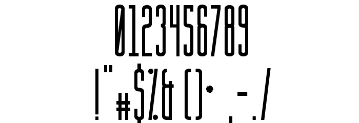 FacundaAlternate Font OTHER CHARS