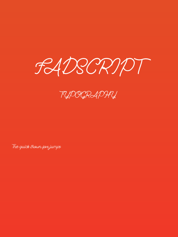 FadScript Poster