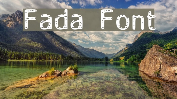 Fada Font examples