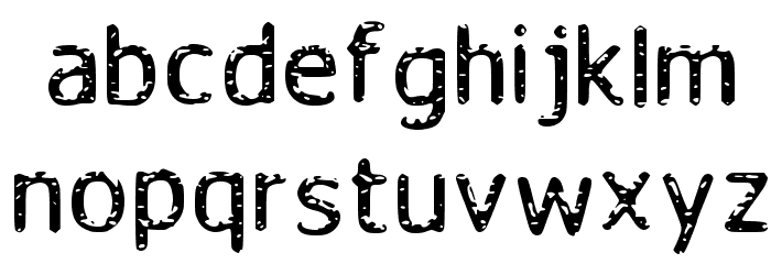 Fada Font LOWERCASE