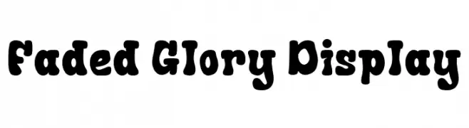 Faded Glory Display  Descarca Fonturi Gratis
