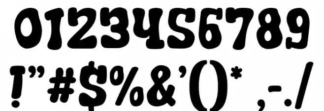 Faded Glory Display 字体 其它煤焦